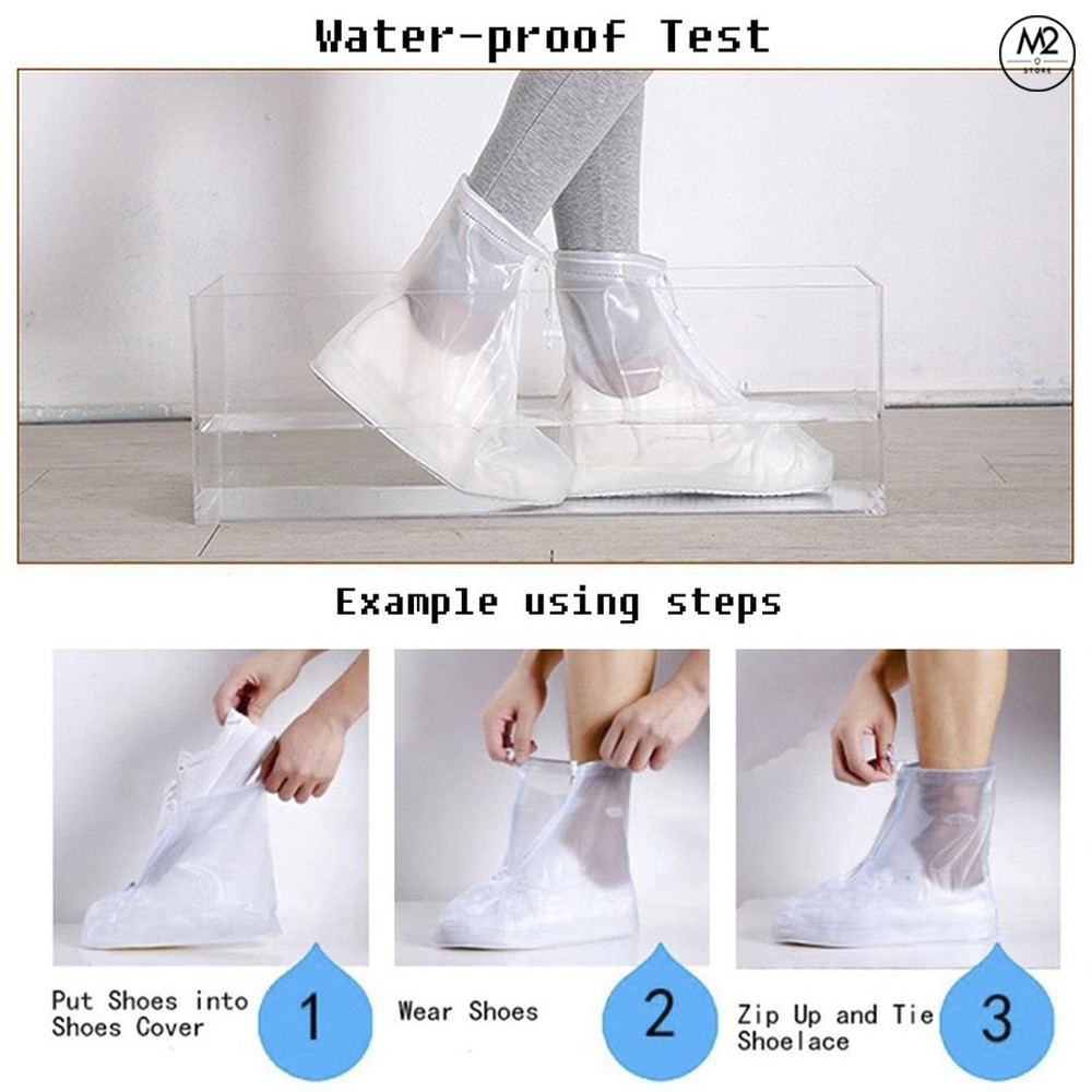 Bao giày đi mưa bọc giày cao cấp, áo mưa có đế chống trơn OVER-SHOES (BGDM01)