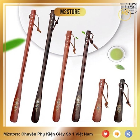 Đón gót giày cho mọi tư thế gỗ Hương nguyên khối đủ Size - Cho giày Nam & Nữ - XIMO DGG03