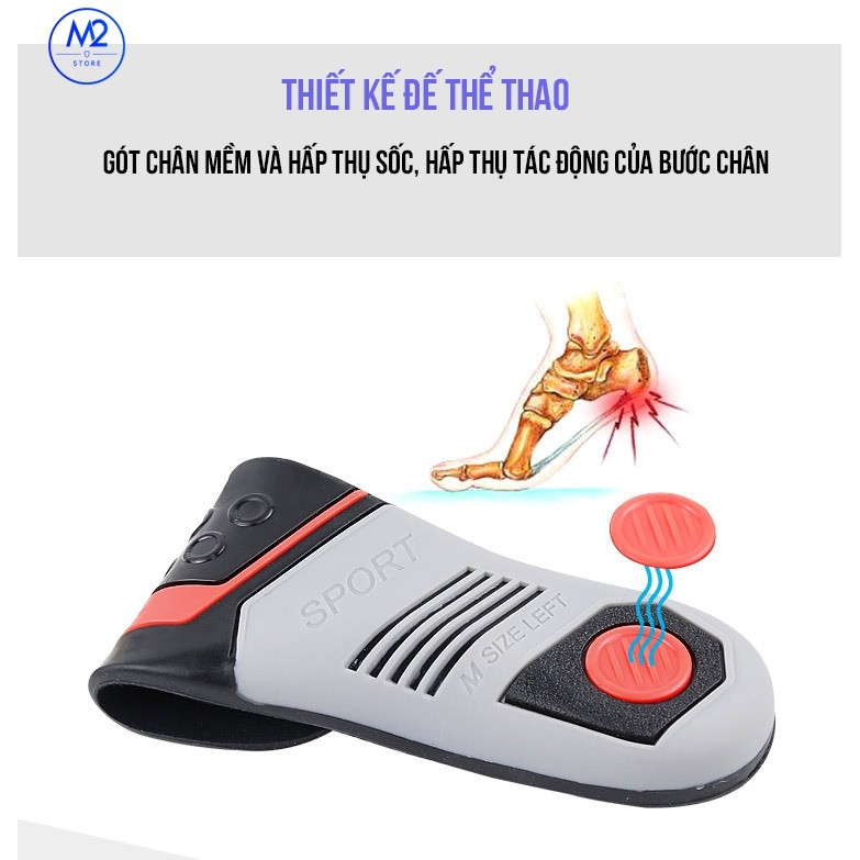 Lót giày y khoa silicon thể thao cao cấp hỗ trợ đệm vòm chân chống bàn chân bẹt (LGYK06)