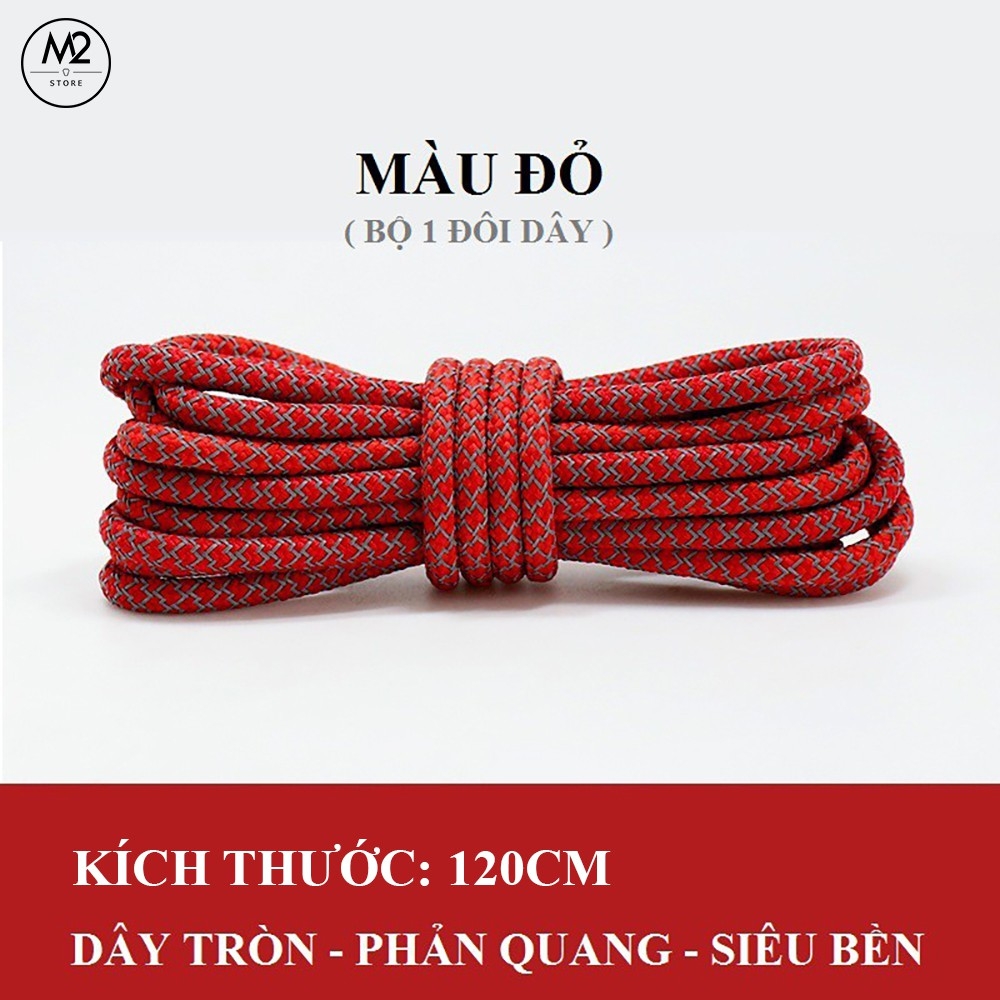 Dây Giày Phản Quang Yeezy Bản Tròn [Siêu Hot] - 1 Đôi DGPG01