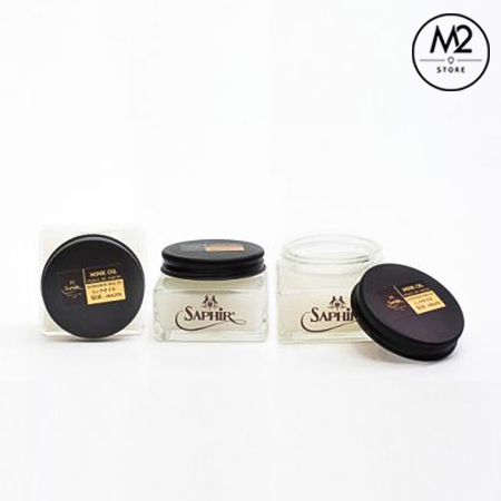 Kem dưỡng da cao cấp Saphir MDO mỡ chồn mink oil 75 ml - XDG55