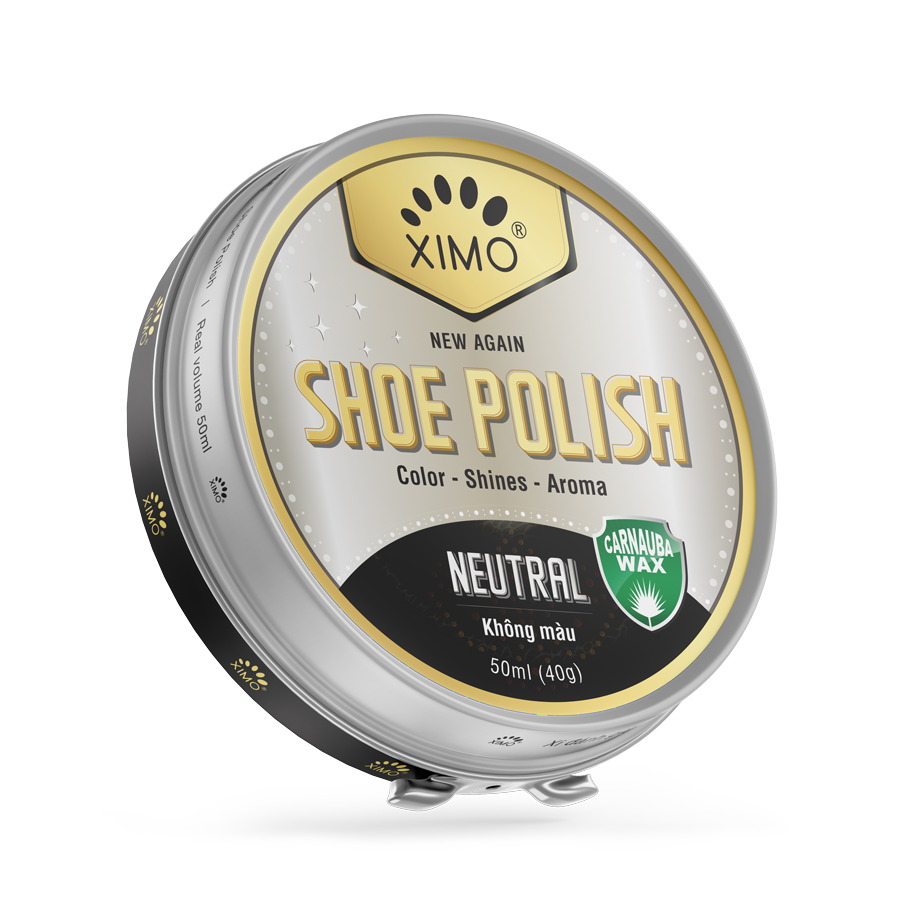 Xi Đánh Giày Sáp Shoe Polish XIMO Đen, Không Màu, Nâu Đủ Màu Chính Hãng XI08