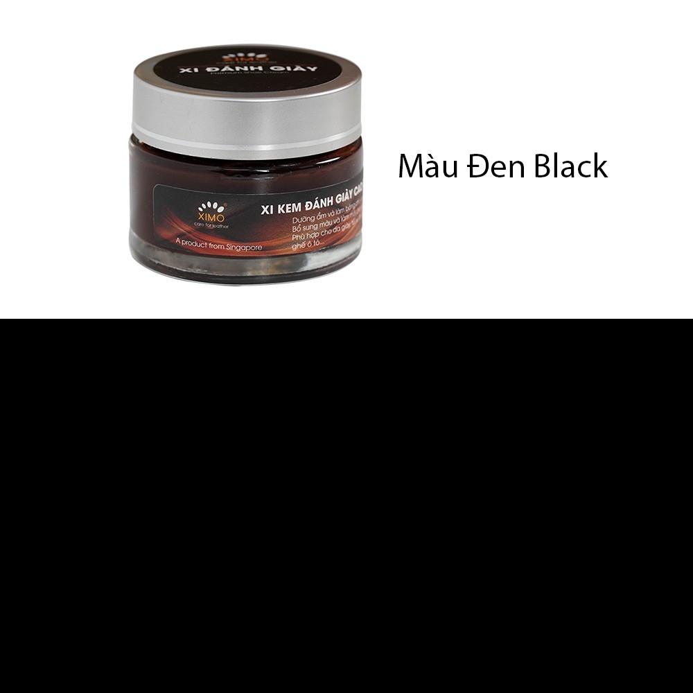 Xi kem đánh giày XIMO dưỡng và bổ sung màu cho da giày, túi ví, áo, ghế sofa XI02