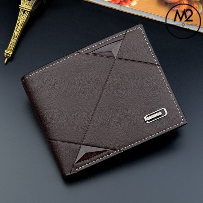 Bóp Ví nam đẹp kiểu ví ngang Hàn Quốc nhiều ngăn có ngăn kéo VNN21