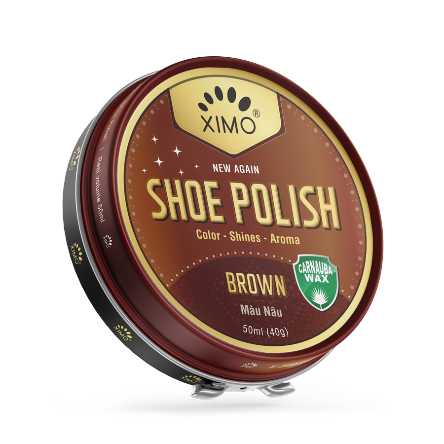 Xi Đánh Giày Sáp Shoe Polish XIMO Đen, Không Màu, Nâu Đủ Màu Chính Hãng XI08