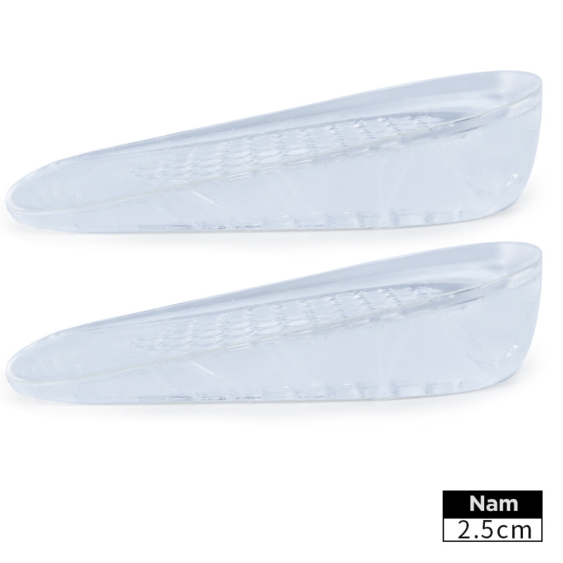 Lót giày tăng chiều cao silicon êm chân tích hợp keo bám đế L12 chính hãng