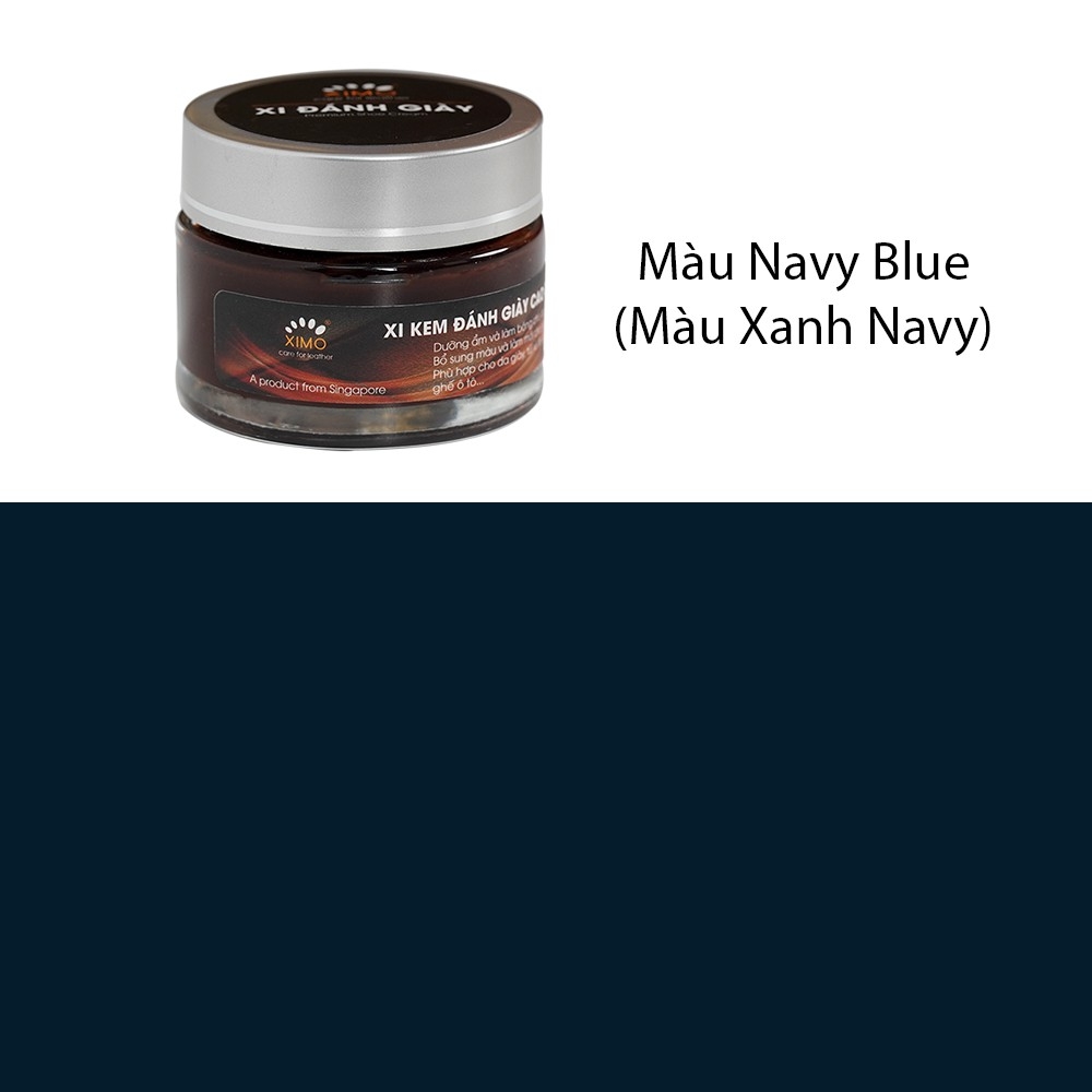 Xi kem đánh giày XIMO dưỡng và bổ sung màu cho da giày, túi ví, áo, ghế sofa XI02
