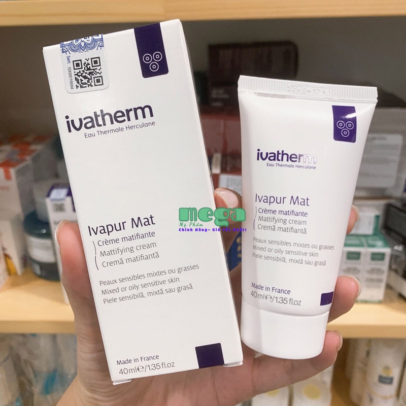 Kem Dưỡng Ivatherm Ivapur Mat Cream 40ml Giá Bao Nhiêu? Mua Ở Đâu Chính ...