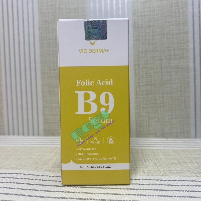 Serum B9 Vic Derma Folic Acid 50ml Chính Hãng Mỹ Phẩm Mega