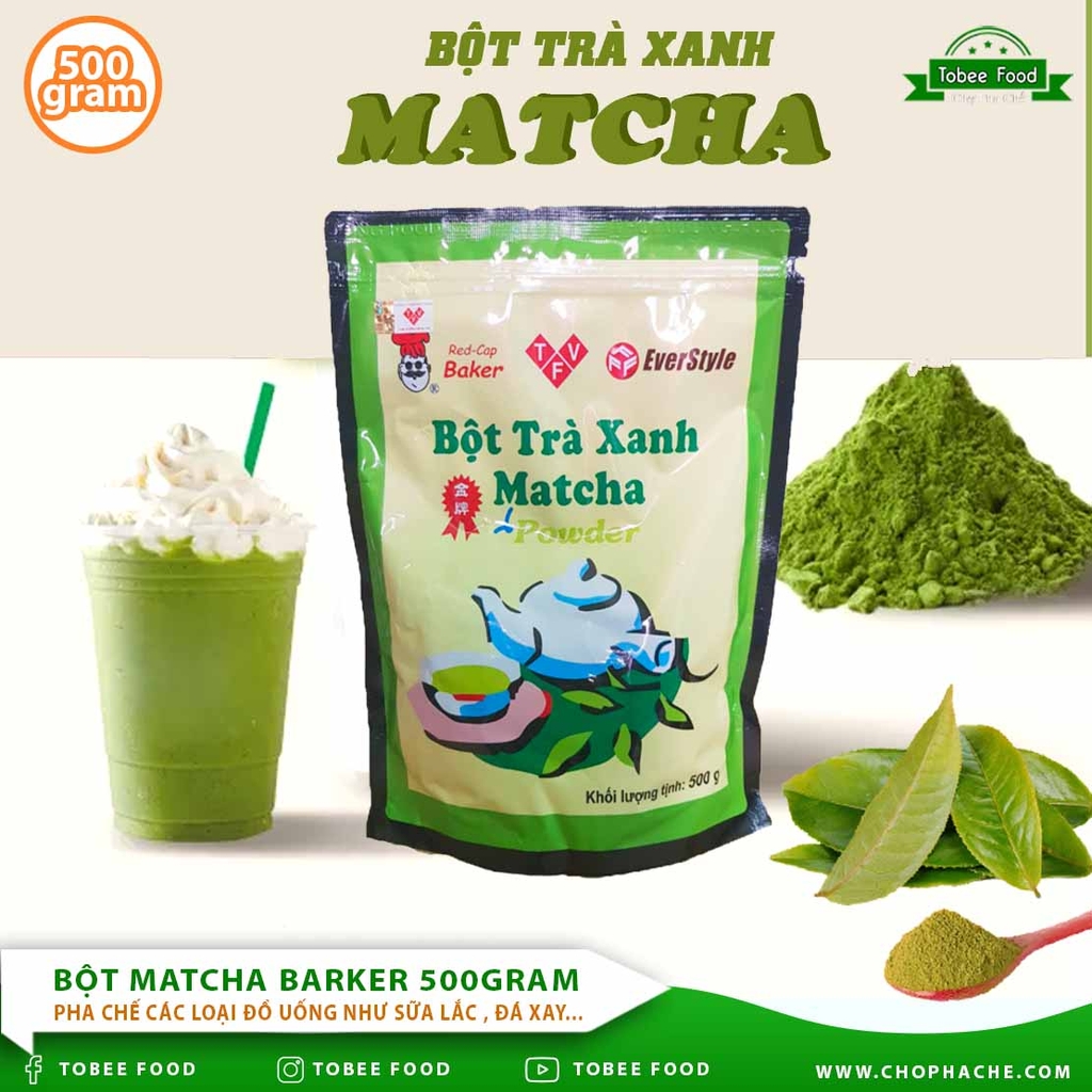 Bột Matcha Barker 500gram | Hàng chính hãng | Giá rẻ