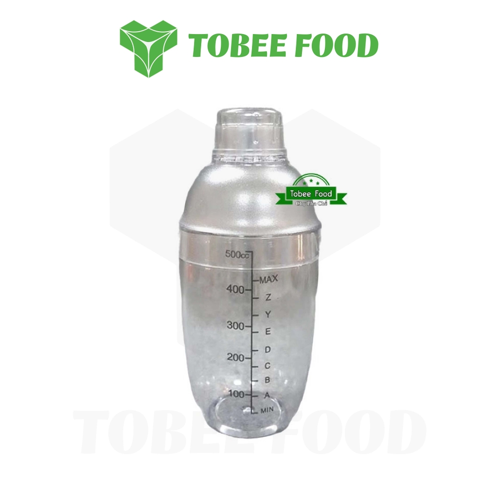 Cốc lắc nhựa 4 mảnh (giã tay)