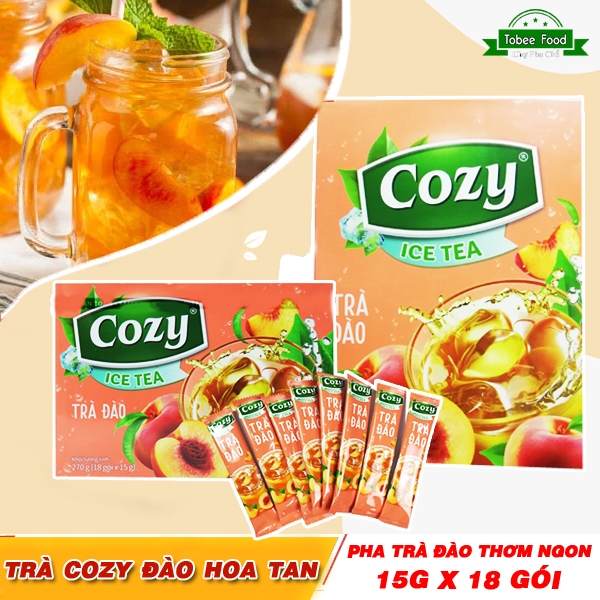 trà Cozy Đào hào tan