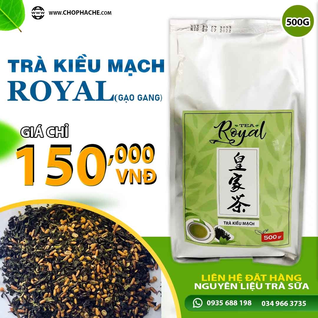 trà kiều mạch - trà gạo gang