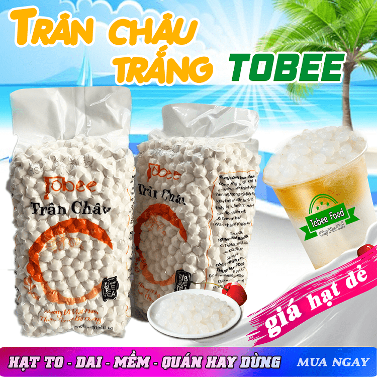 Trân châu Tobee trắng 3 kg