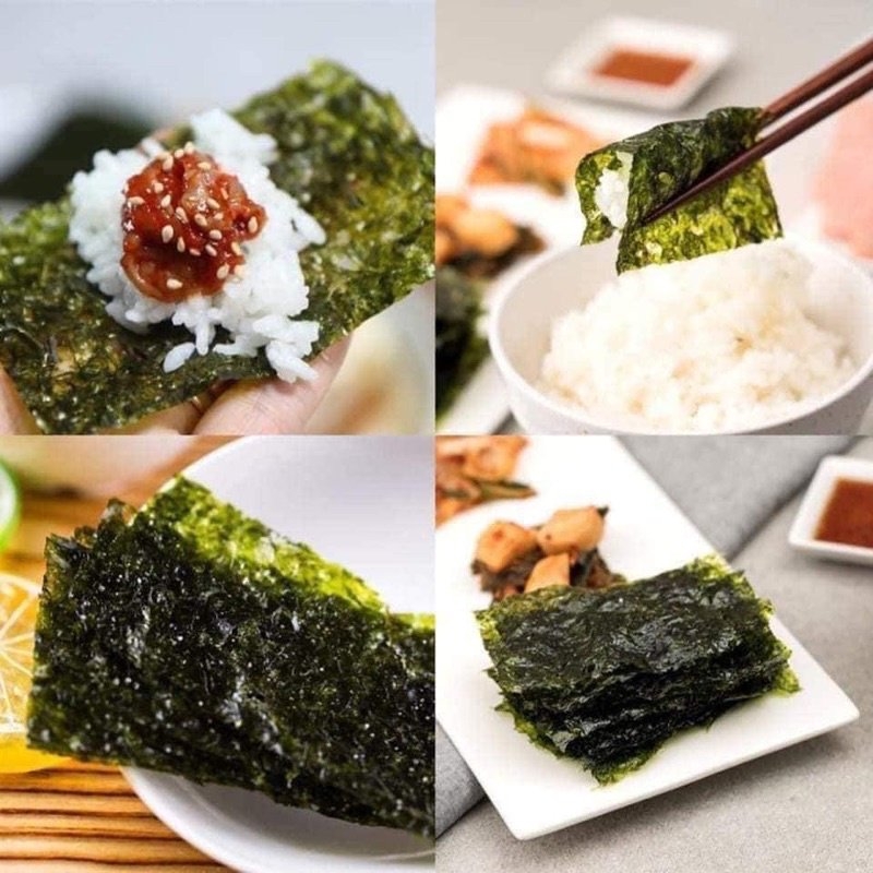 Rong Biển Sấy kKhô Ăn Liền Pakutto Nori 80 miếng | Shop Thanh Hàng Ngoại  Nhập