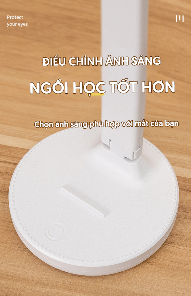 Đèn Học Để Bàn Gấp Gọn 3 Chế Độ Sáng GD-1411