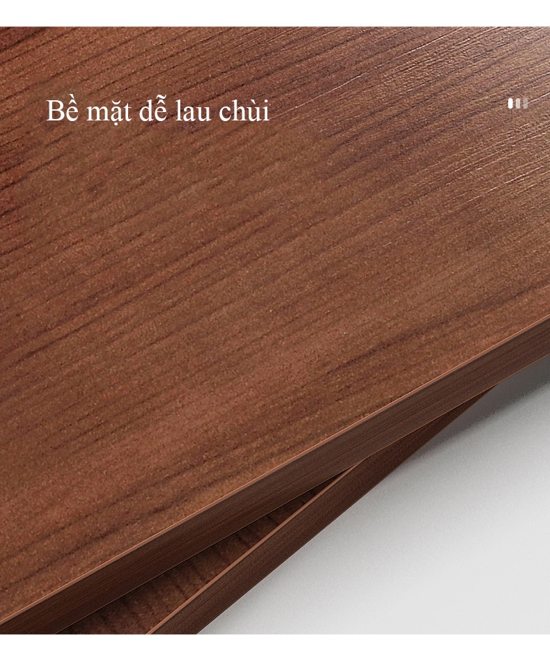 Bàn trà, bàn sofa màu óc chó có ngăn kéo lưu trữ đồ phong cách Nhật Bản mới lạ