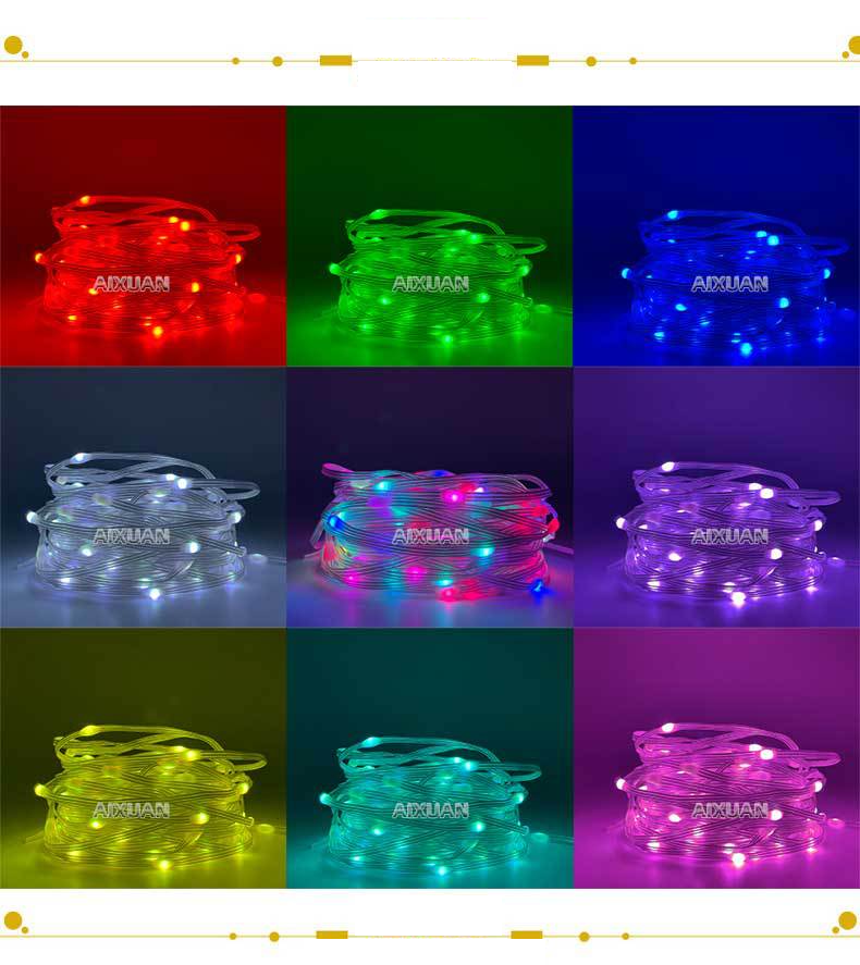 Đèn LED nháy theo nhạc RGB kèm IC bóng nhỏ