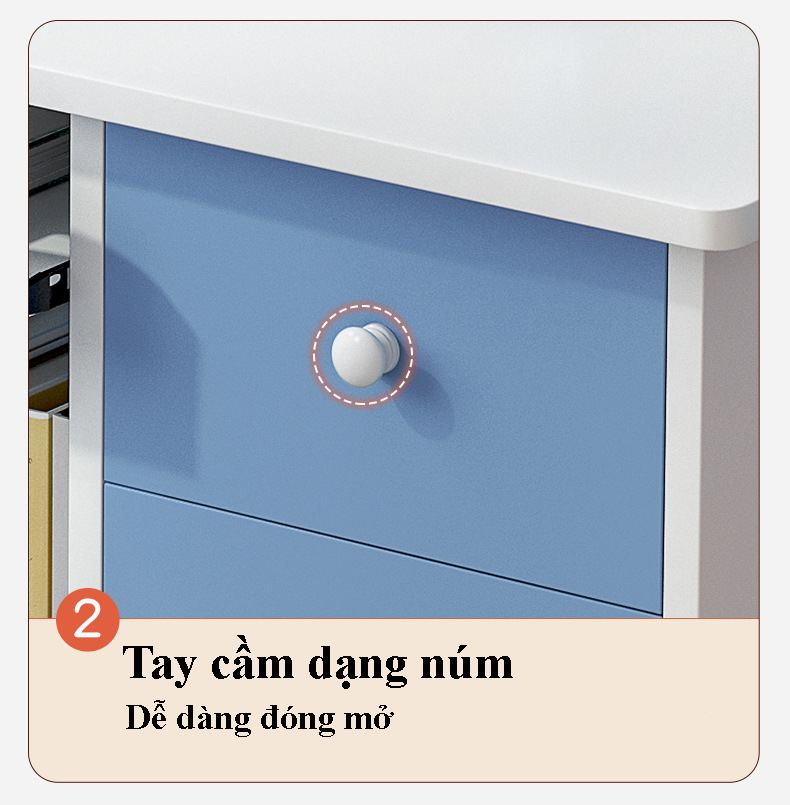 Bàn học sinh màu hồng, xanh gỗ công nghiệp cao cấp, bàn thông minh kèm kệ để sách vở, hộc tủ mẫu mới nhất