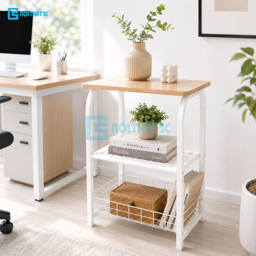 Kệ đa năng 3 tầng, kệ để sách, kệ để đồ tiện lợi cho mọi không gian