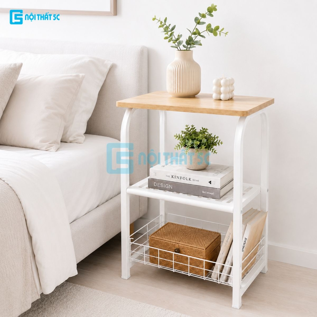 Kệ đa năng 3 tầng, kệ để sách, kệ để đồ tiện lợi cho mọi không gian