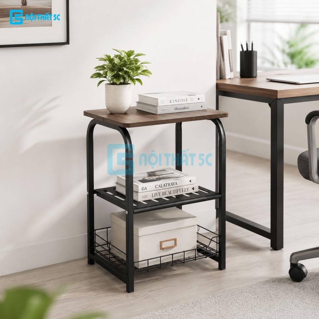 Kệ đa năng 3 tầng, kệ để sách, kệ để đồ tiện lợi cho mọi không gian