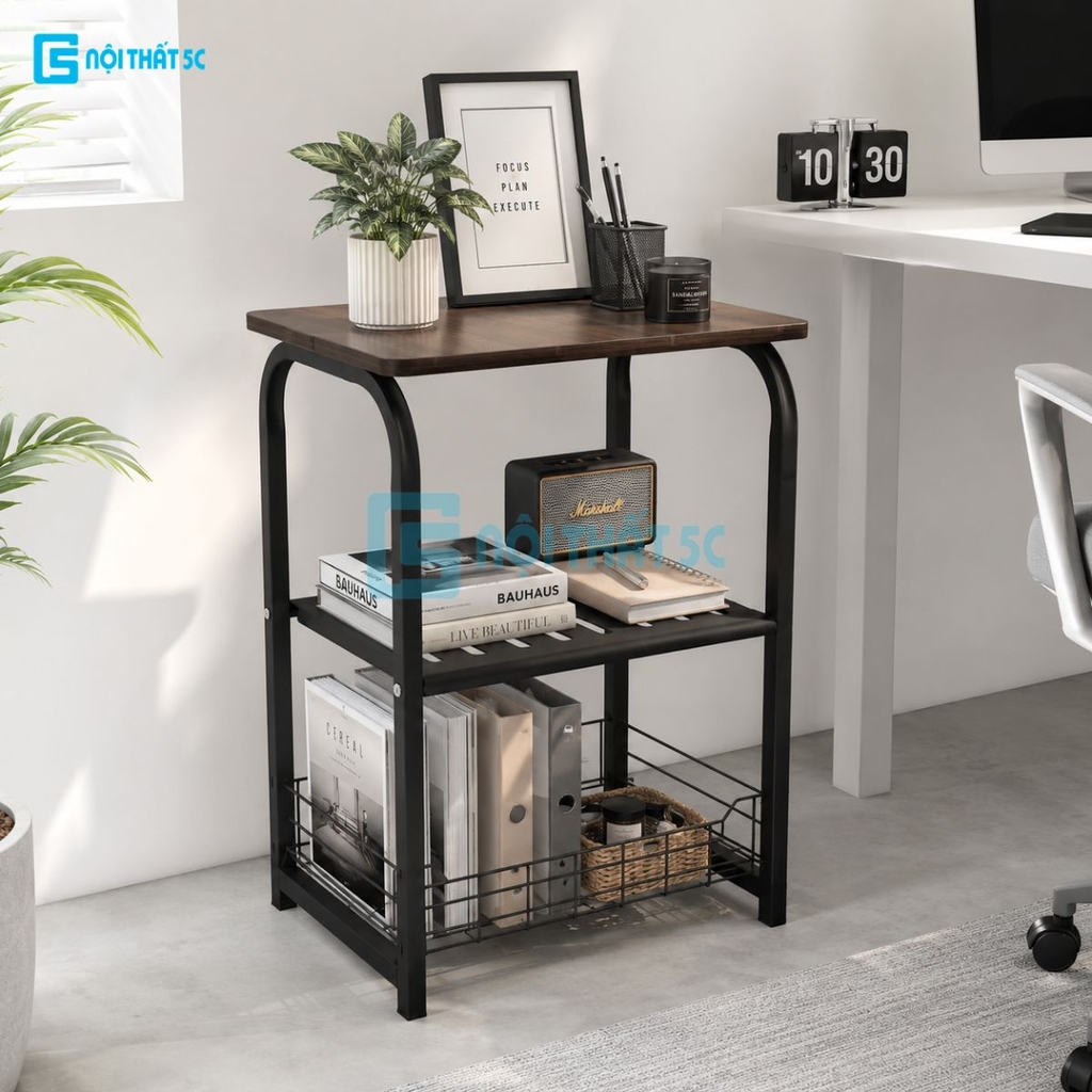 Kệ đa năng 3 tầng, kệ để sách, kệ để đồ tiện lợi cho mọi không gian