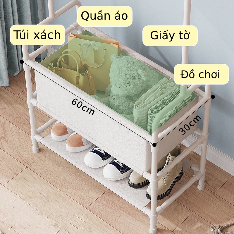 Kệ treo quần áo kết hợp để đồ đa năng 5CK-982