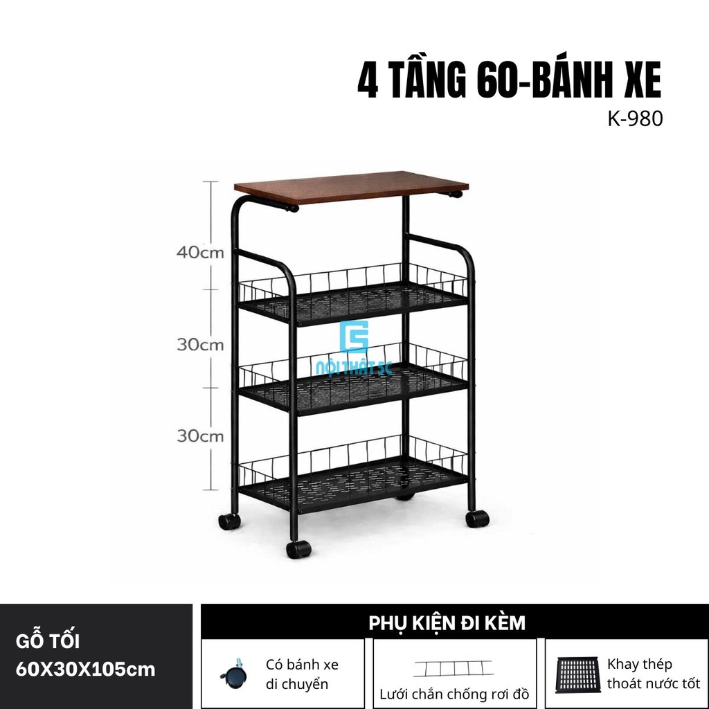 Kệ đa năng , kệ bếp, kệ gia vị K-980