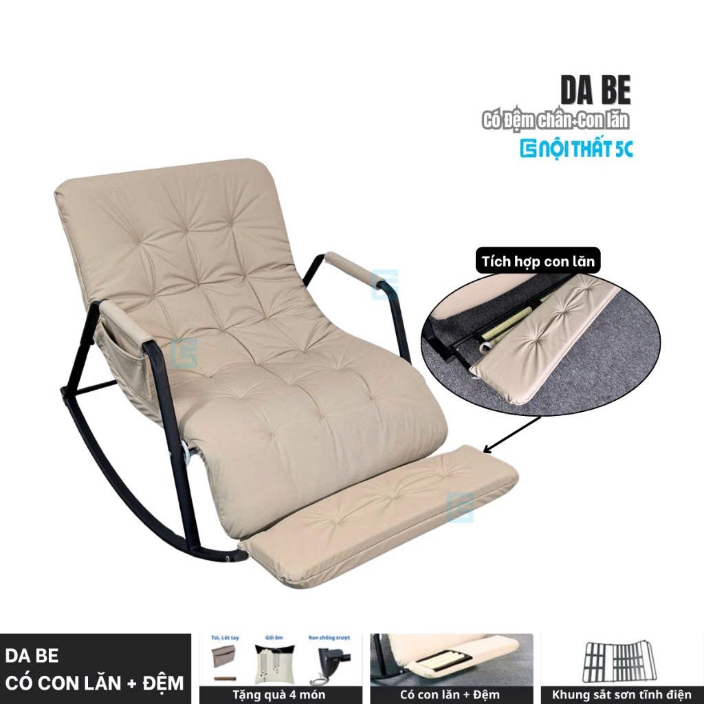 Ghế bập bênh có tay ghế GBB-006D