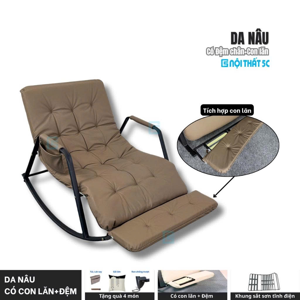 Ghế bập bênh có tay ghế GBB-006D