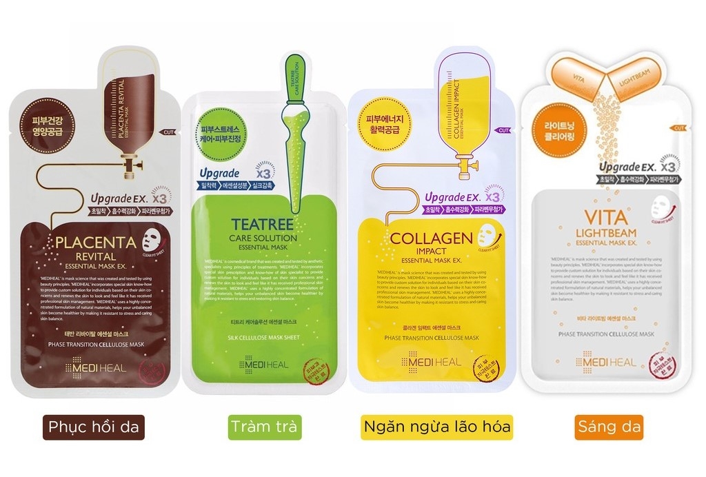 Mặt nạ Hàn Quốc cao cấp xu hướng 2024 6 Mặt nạ Mediheal Essential Mask Ex 25ml