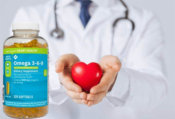 Viên Uống Dầu Cá Omega 3 6 9 Supports Heart Health 325 Viên Của Mỹ