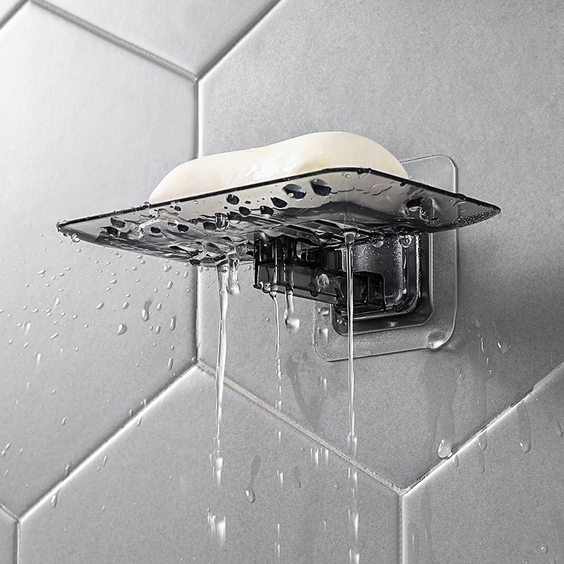 Khay Đựng Xà Bông, Giá Để Xà Phòng Dán Tường, Sạch Sẽ, Tiện Dụng, Sang Trọng, Dán Tường Phòng Tắm, TakyHome 4037