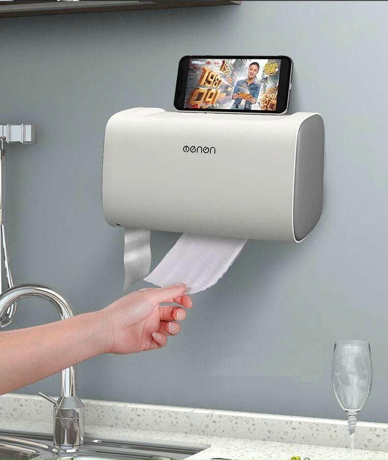 Hộp đựng giấy vệ sinh Oenon hình chữ nhật 