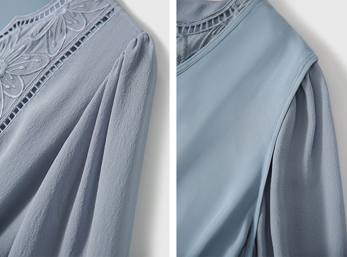 Đầm ren xanh ngọc bích tay lỡ Xiny D300230