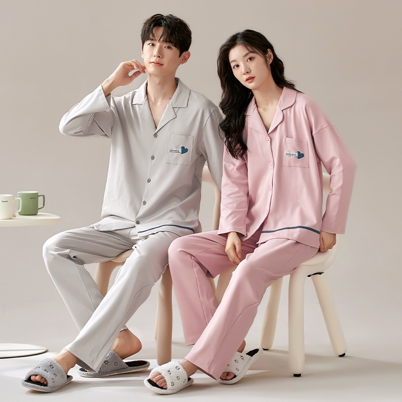 Set bộ đồ ngủ thun gân cao cấp thanh lịch sang trọng thu đông mới nhất D543240