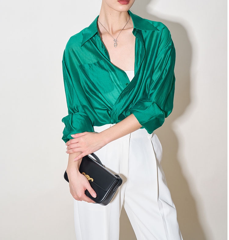 Áo khoác tencel phong cách Nhật Hàn thanh lịch năng động xu hướng mới D207240