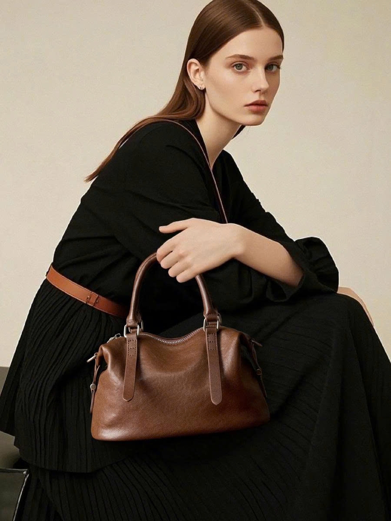 Túi xách da bò thuộc thực vật cao cấp 2025 – Thời trang & đa năng TX223250