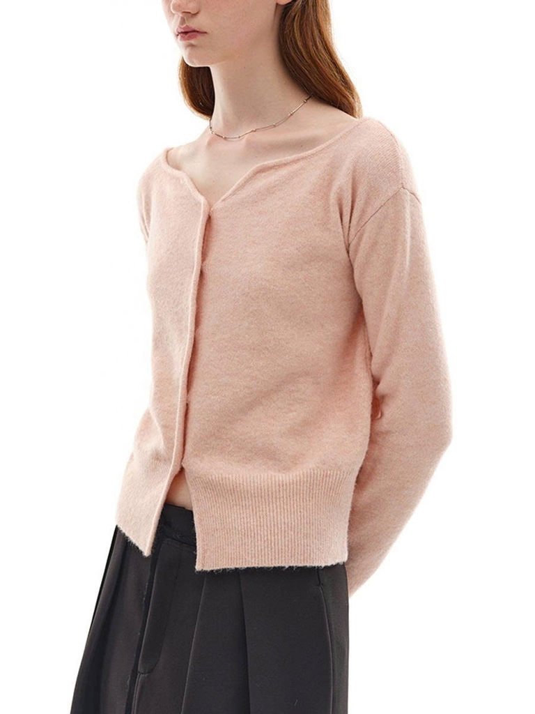 Áo khoác cardigan dệt kim nhẹ cổ chữ V Wave – Mùa xuân hè 2025 D257250