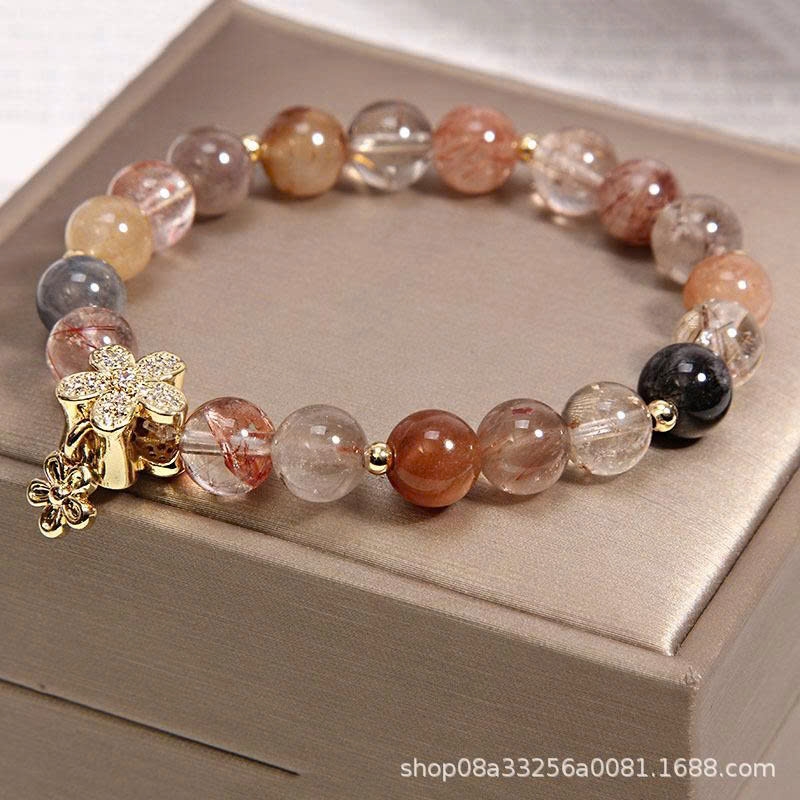 Vòng tay thạch anh pha lê – Mang lại may mắn - Dành cho nữ TS141250