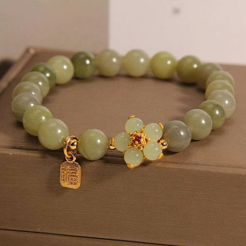 Vòng tay cỏ bốn lá ngọc bích – Thiết kế ngách INS nhẹ nhàng, tinh tế dành TS146250