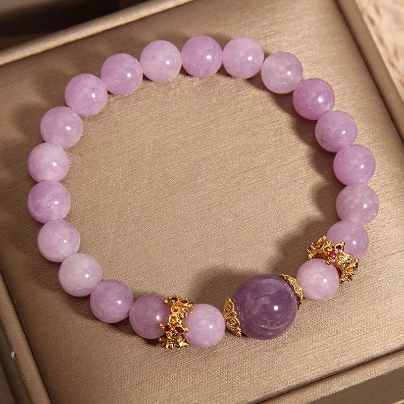 Vòng Tay Thạch Anh Tím Tự Nhiên Màu Oải Hương – Sang Trọng, Tinh Tế TS184250