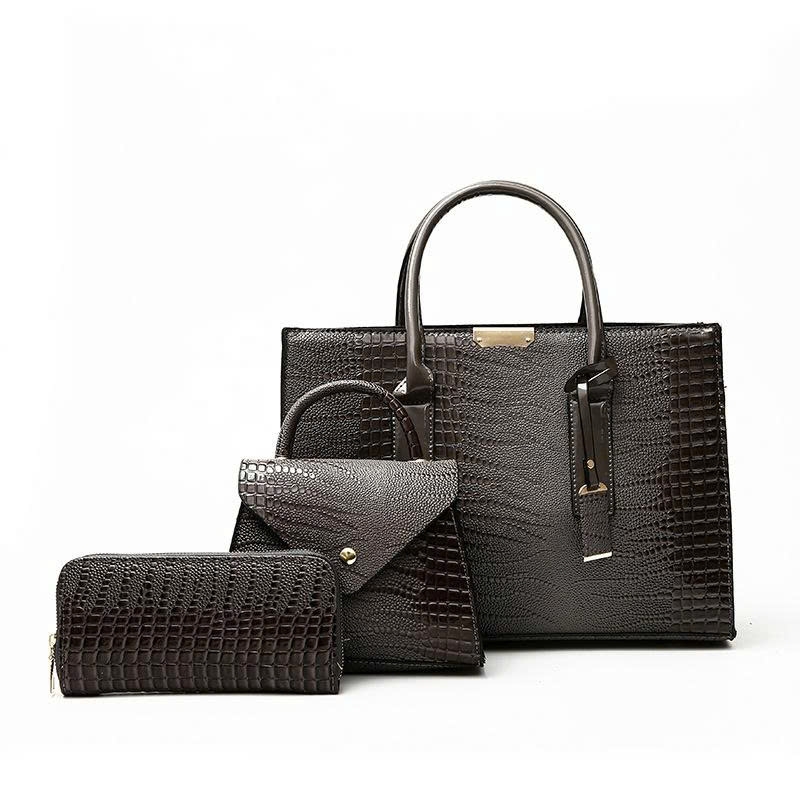 Túi Tote Thời Trang 2025 Cao Cấp Họa Tiết  – Bộ Túi Dung Tích Lớn 3 Món Chất Liệu PU TX276250