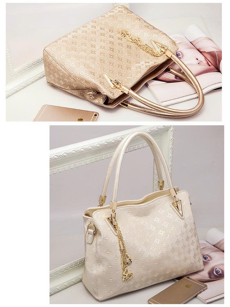 Bộ Túi Xách Nữ 4 Món Thời Trang 2025 – Túi Tote, Túi Đeo Vai, Túi Đeo Chéo – Phù Hợp Mẹ & Con Gái – PU Cao Cấp TX272250