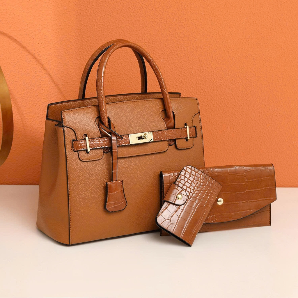 Bộ Túi Đeo Vai Nữ 3 Món Thời Trang 2025 – Thiết Kế Hợp Xu Hướng – Chất Liệu PU Cao Cấp TX270250