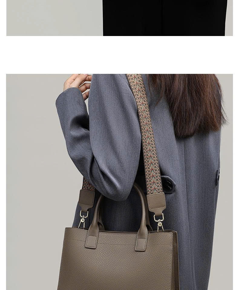 Túi xách nữ phong cách thu đông mới 2025 – Túi xách tay, túi đeo chéo, túi đi làm cao cấp – Da thật – Màu Viney TX292250