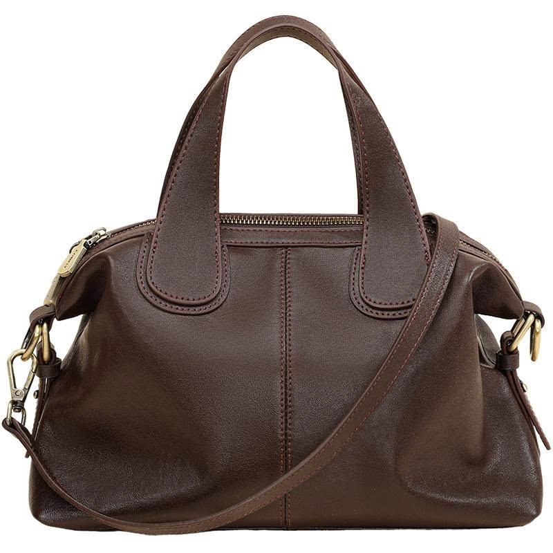 Túi xách nữ mới 2025 – Thời trang Thu/Đông – Túi đeo vai, túi xách tay, túi đeo chéo – Túi Boston dung tích lớn – Chất liệu da tổng hợp cao cấp TX320250