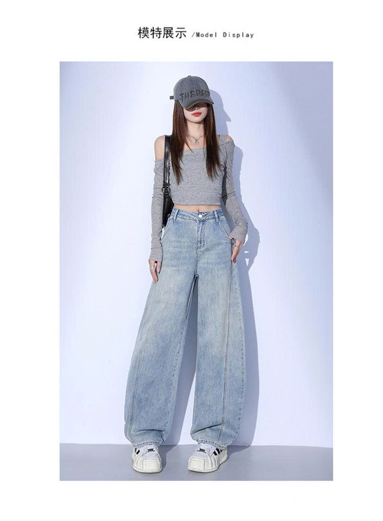 Quần Jeans Macheda Màu Nhạt Ống Chuối – Mẫu Mới Xuân Thu 2026 Cho Nữ QJ008260