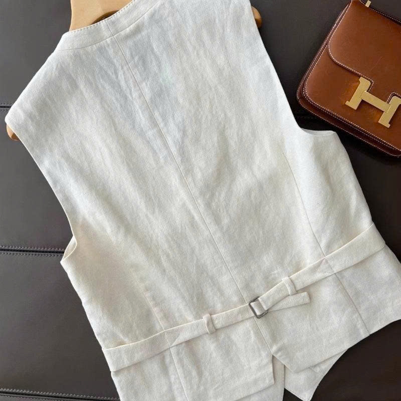 Bộ Vest + Quần Ống Rộng Hai Mảnh Phong Cách Hàn Quốc – Thanh Lịch, Thời Trang Cho Mùa Hè 2026 D004260